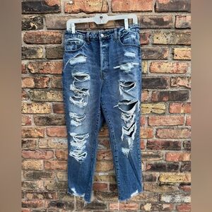 CELLO Distressed Blue Jeans